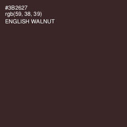 #3B2627 - English Walnut Color Image